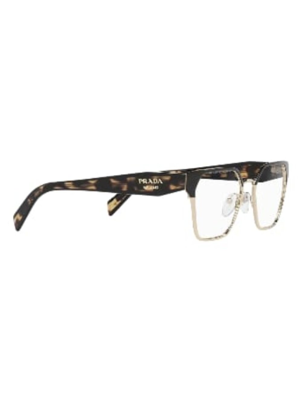 Prada VP 63W, Black/Pale Gold Eye Glasses, 53-18-140 - Picture 5 of 8